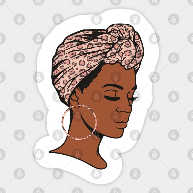 Black Woman, Natural hair, Black girl, Black woman Sticker by UrbanLifeApparel